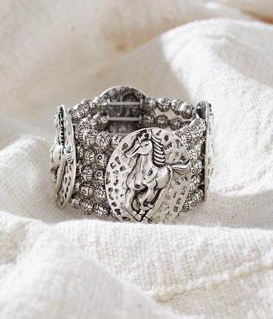 Sterling & Stitch Western Stretch Bracelet front view