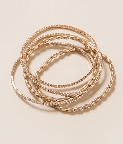 BKE 5 Pack Glam Bracelet Set front view
