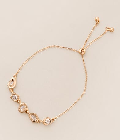 BKE Rhinestone Bracelet front view