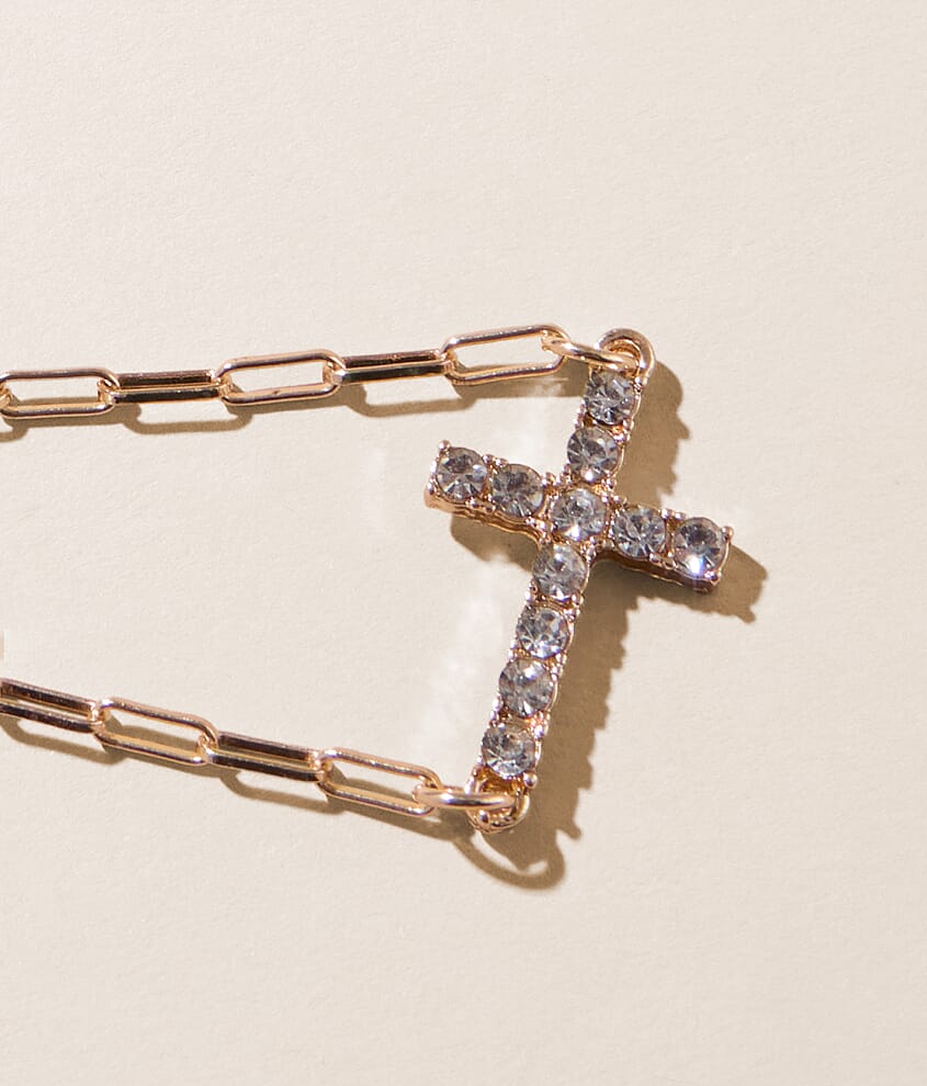 Glitz Cross Bracelet
