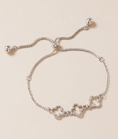 boutique by BKE Glitz Clover Bracelet front view