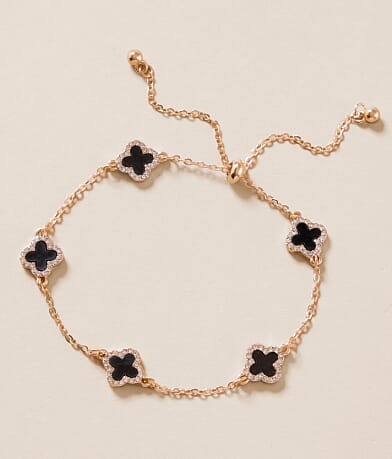 boutique by BKE Glitz Clover Bracelet front view