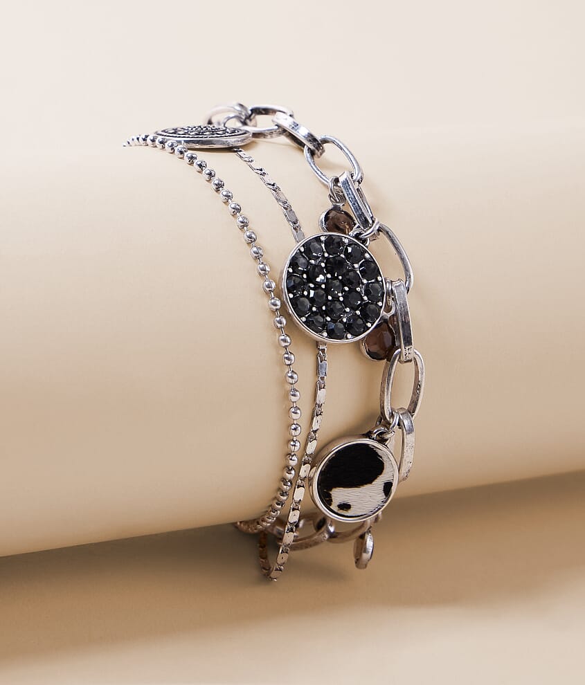 Stacked Charm Bracelet