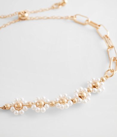 BKE Faux Pearl Flower Bracelet MISC_DETAIL_1
