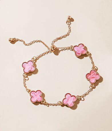 BKE Clover Slider Bracelet front view