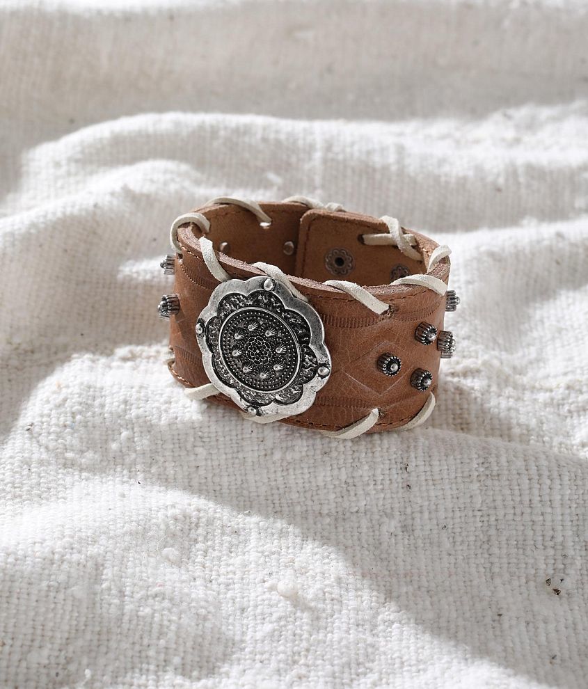 Tooled deals leather bracelet