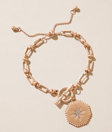 boutique by BKE Starburst Charm Bracelet front view