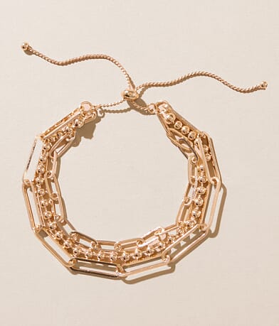 boutique by BKE Mixed Chain Bracelet front view