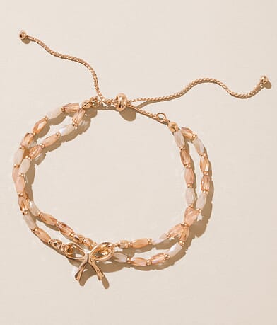 boutique by BKE Bow Slider Bracelet front view