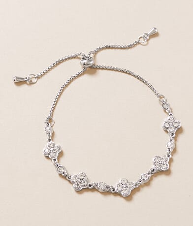 boutique by BKE Glitz Clover Bracelet front view