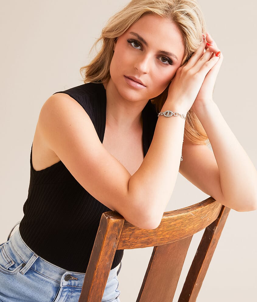 Glitz Chain Slider Bracelet