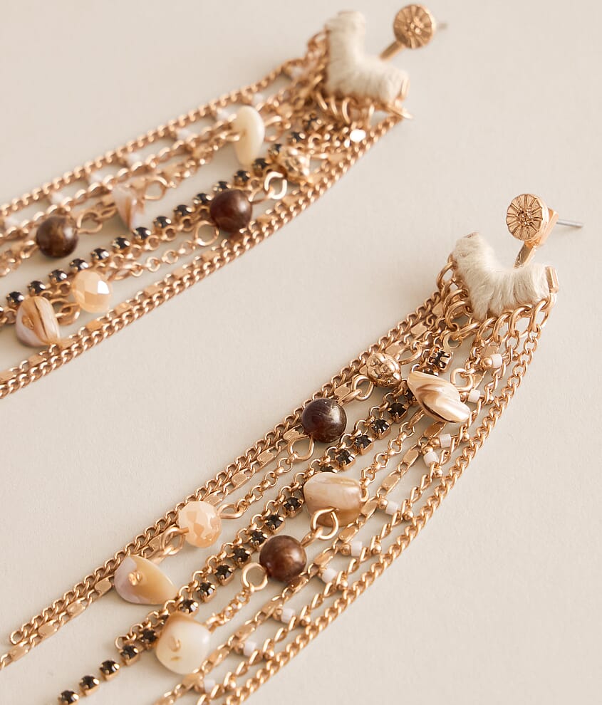 Fringe Drop Convertible Earring