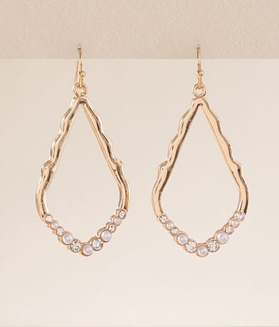 BKE Glitz Drop Earring front view