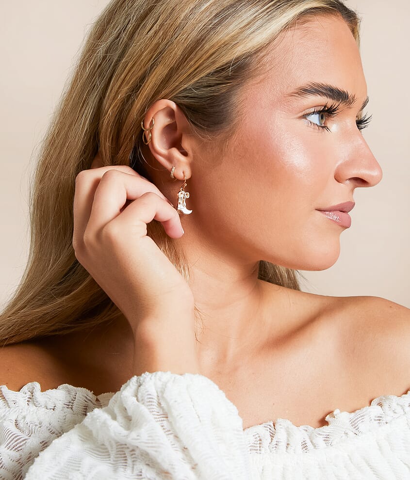 6 Pack Mixed Girly Earring Set - thumbnail 3