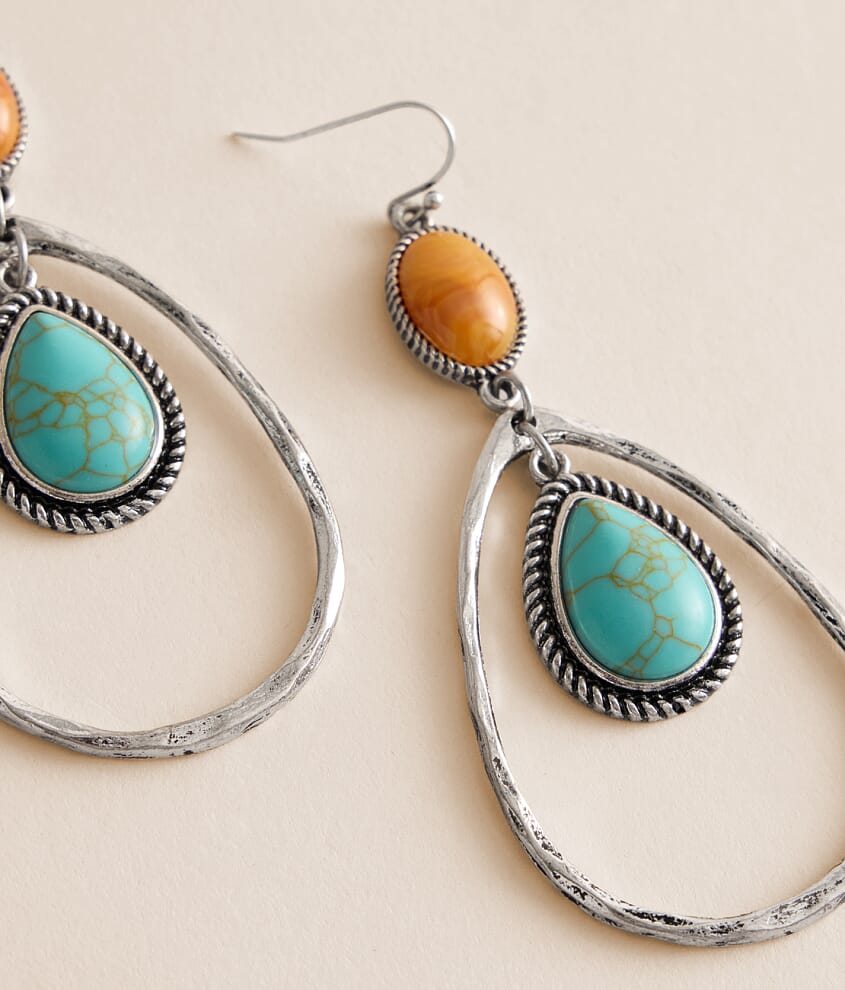 Stone Drop Earring