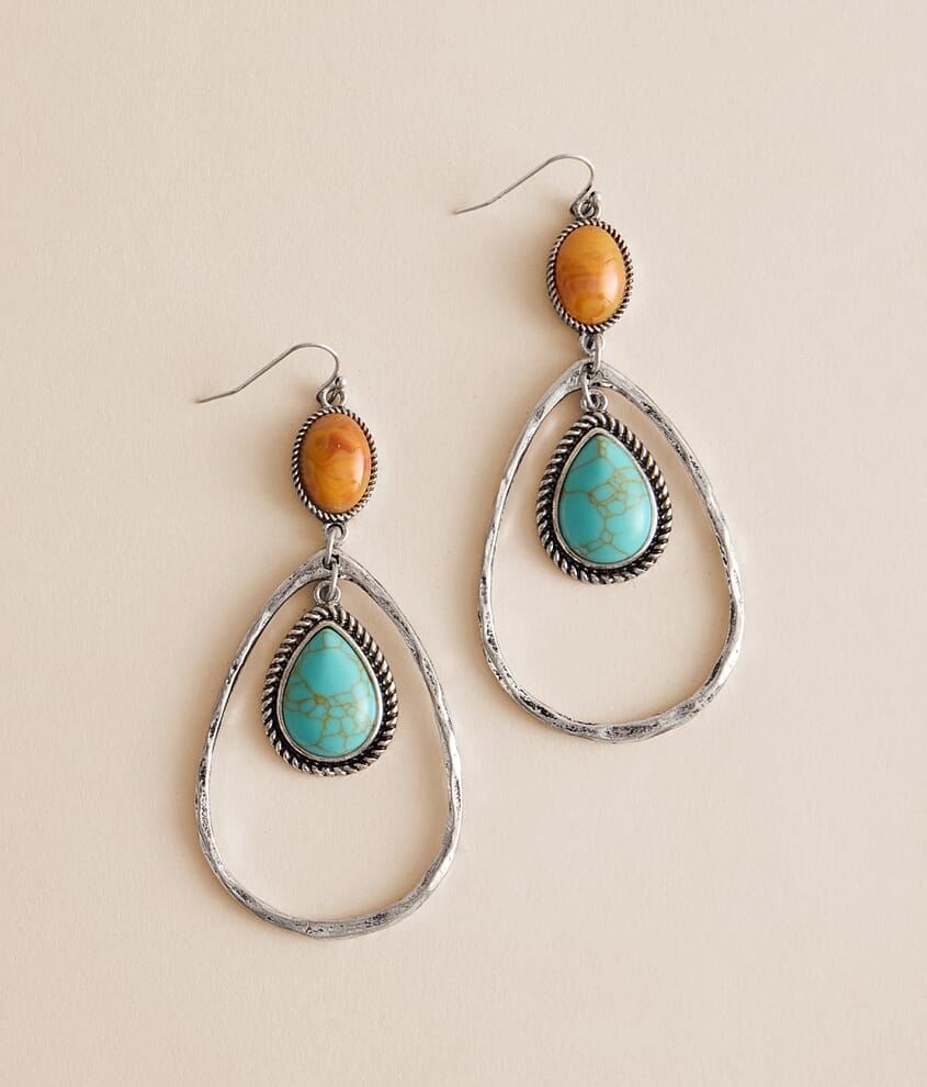 Stone Drop Earring