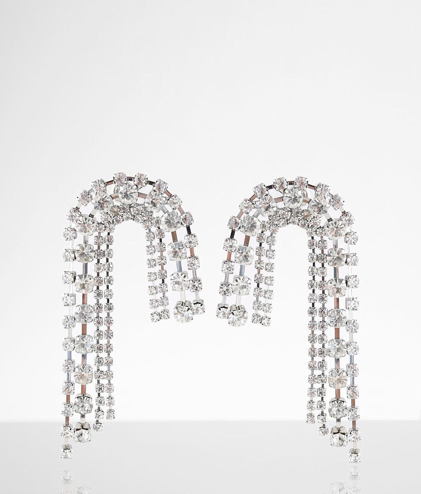 boutique by BKE Glitz Statement Earring front view