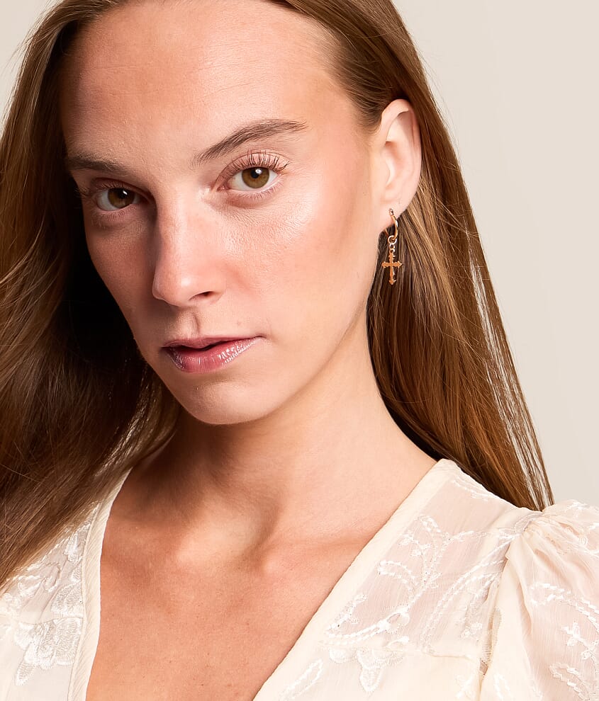 Cross Earring - thumbnail 4