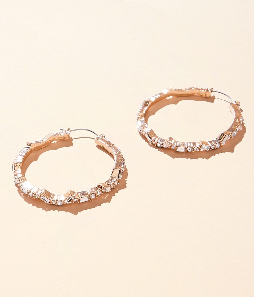 Glitz Hoop Earring