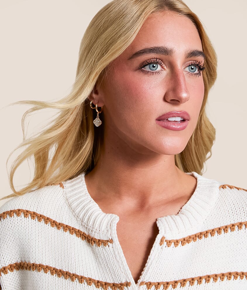 Glitz Clover Earring