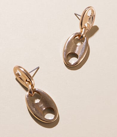 boutique by BKE Tab Stud Earring front view