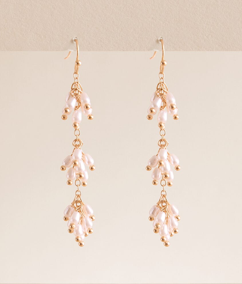 Beaded Cluster Earring
