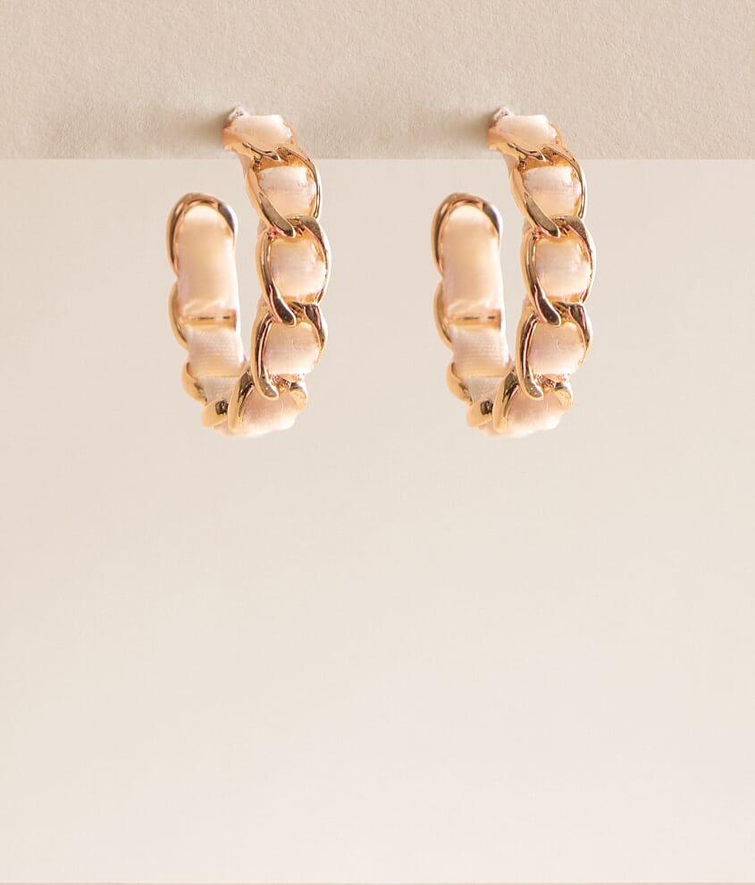 Velour Thread Hoop Earring