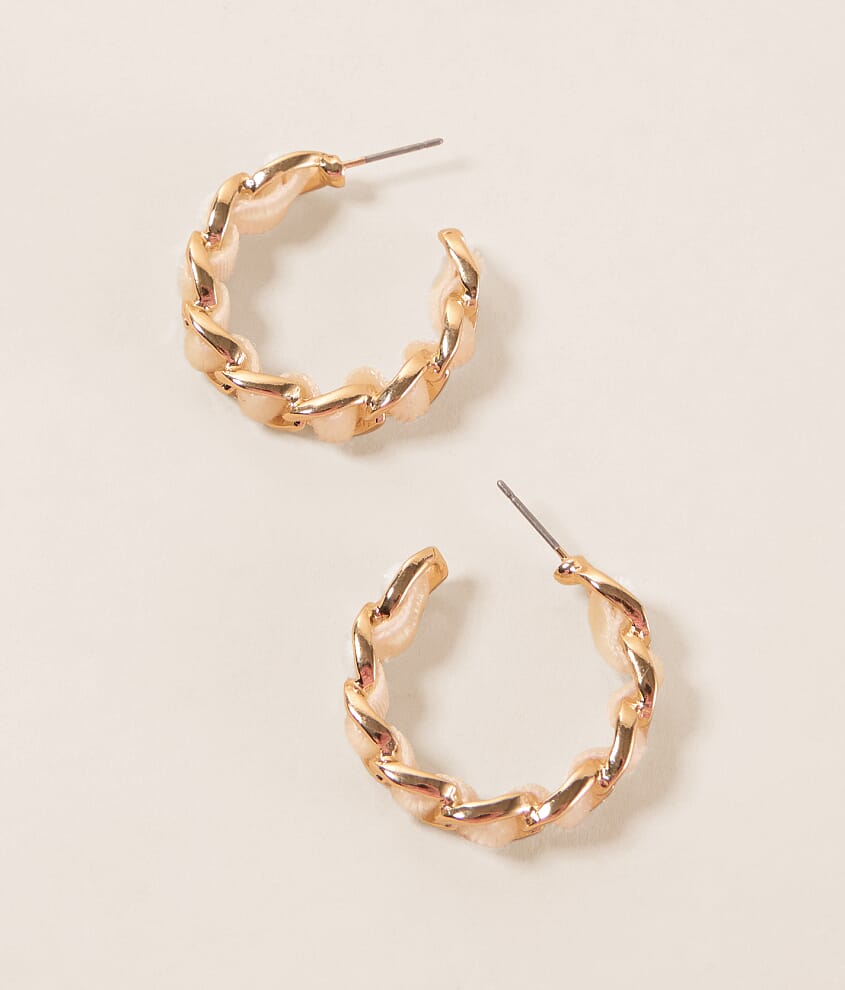 Velour Thread Hoop Earring