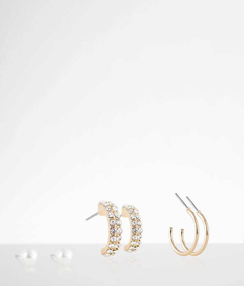 BKE Glitz Earring Set front view