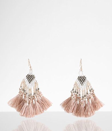 boutique by BKE Tassel Drop Earring front view