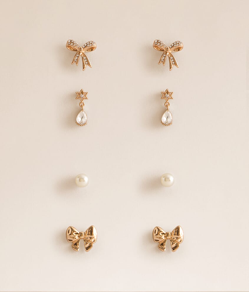 6 Pack Sweet Earring Set - thumbnail 2