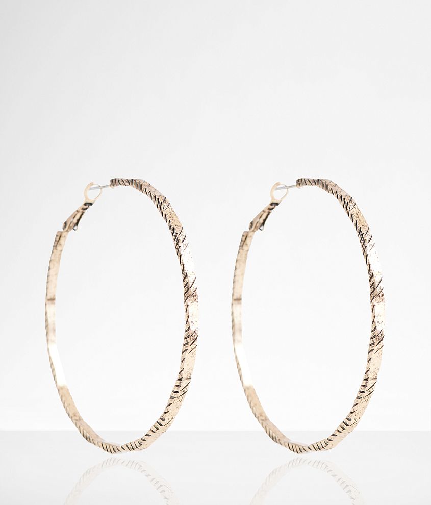 boutique by BKE Textured Hoop Earring