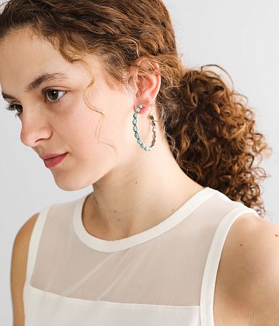 boutique by BKE Turquoise Hoop Earring MISC_DETAIL_2