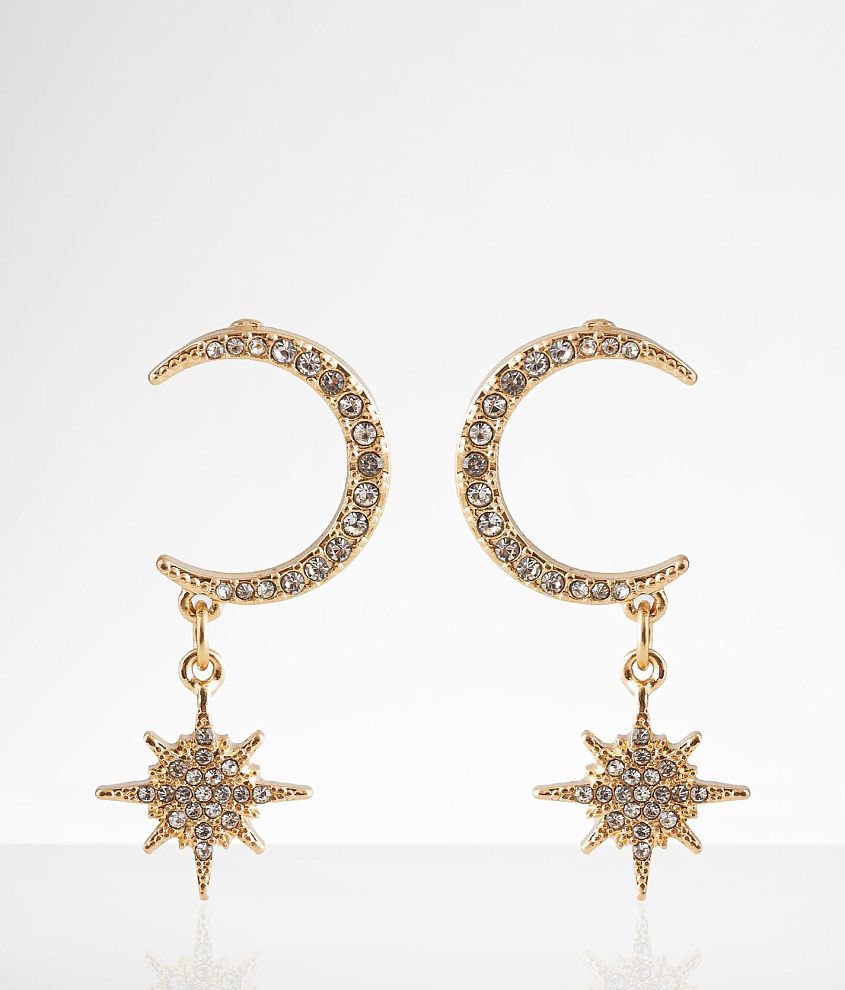 boutique by BKE Glitz Celestial Stud Earring front view