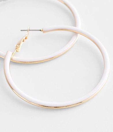 boutique by BKE Enamel Hoop Earring MISC_DETAIL_1