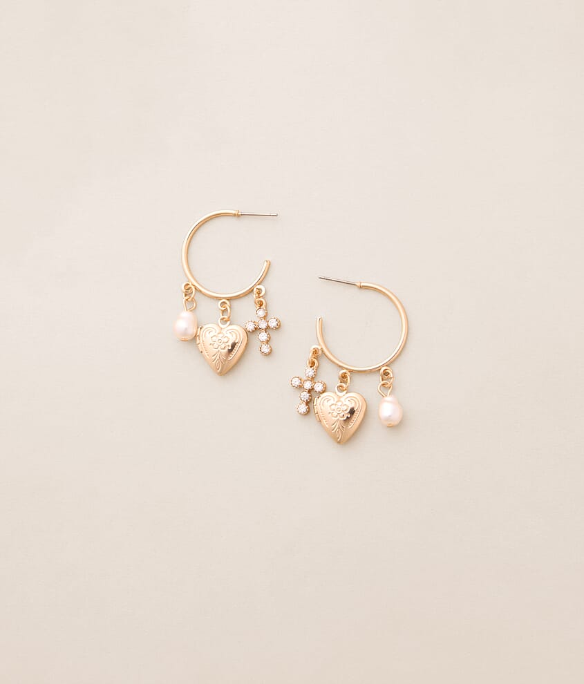 Charm Hoop Earring