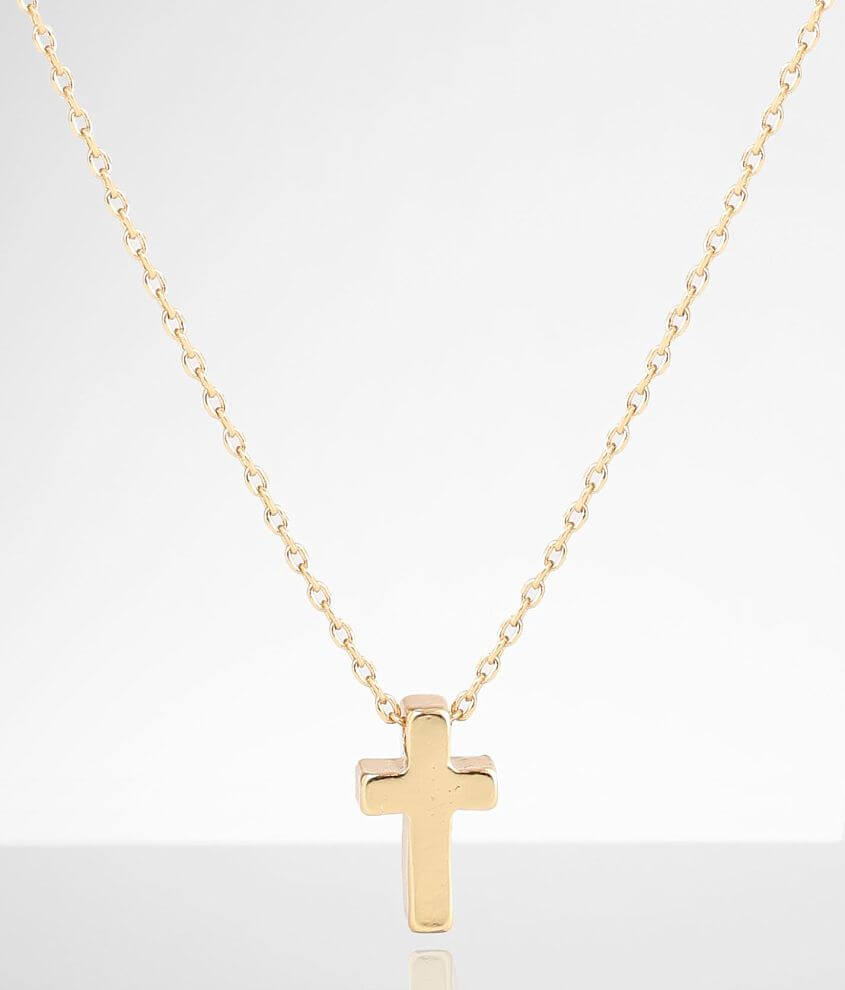 BKE 18k Gold Plated Cross Necklace - Women's Jewelry in Gold | Buckle