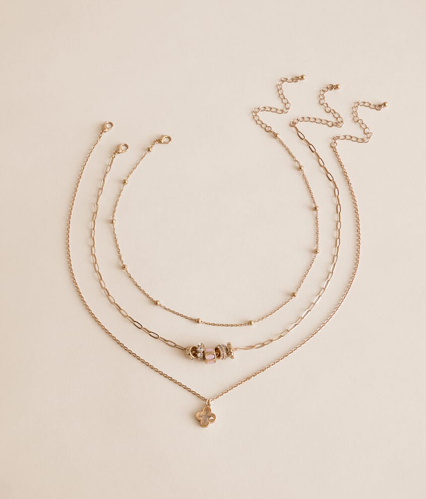 3 Pack Charm Necklace Set