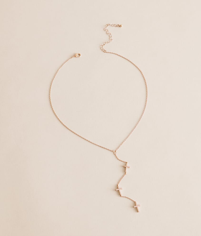 Triple Cross Necklace