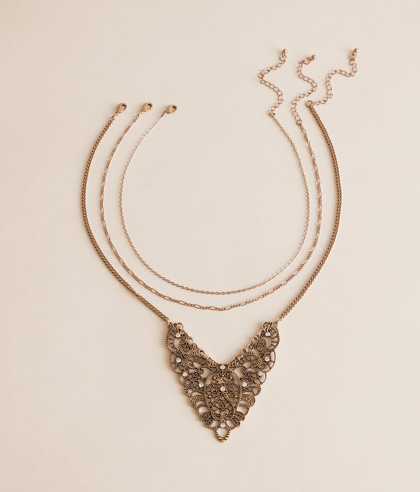 3 Pack Statement Necklace Set