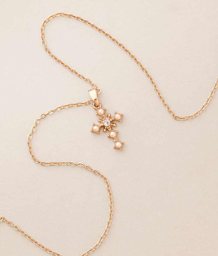 Glitz Cross Necklace
