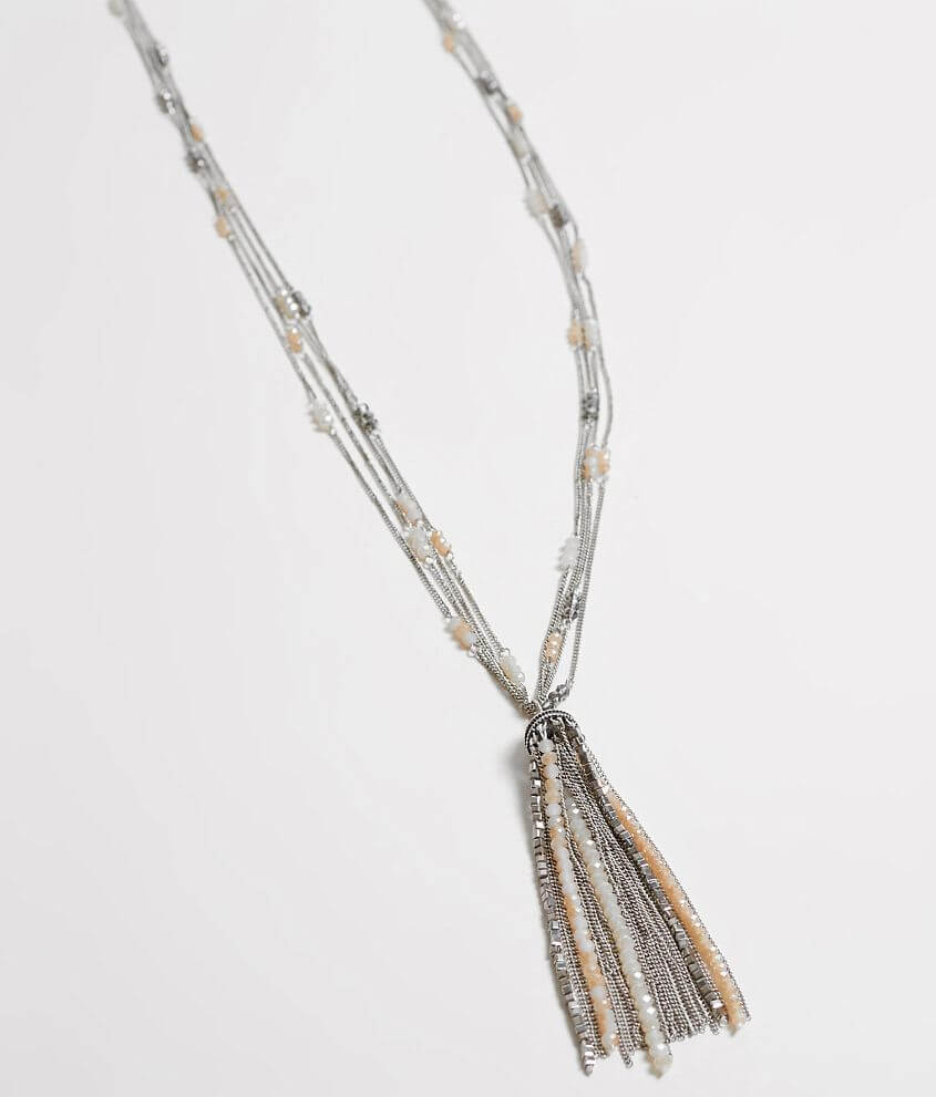 BKE Tassel Necklace front view