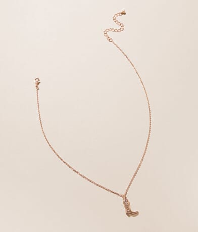 Sterling &amp; Stitch Cowboy Boot Necklace MISC_DETAIL_1