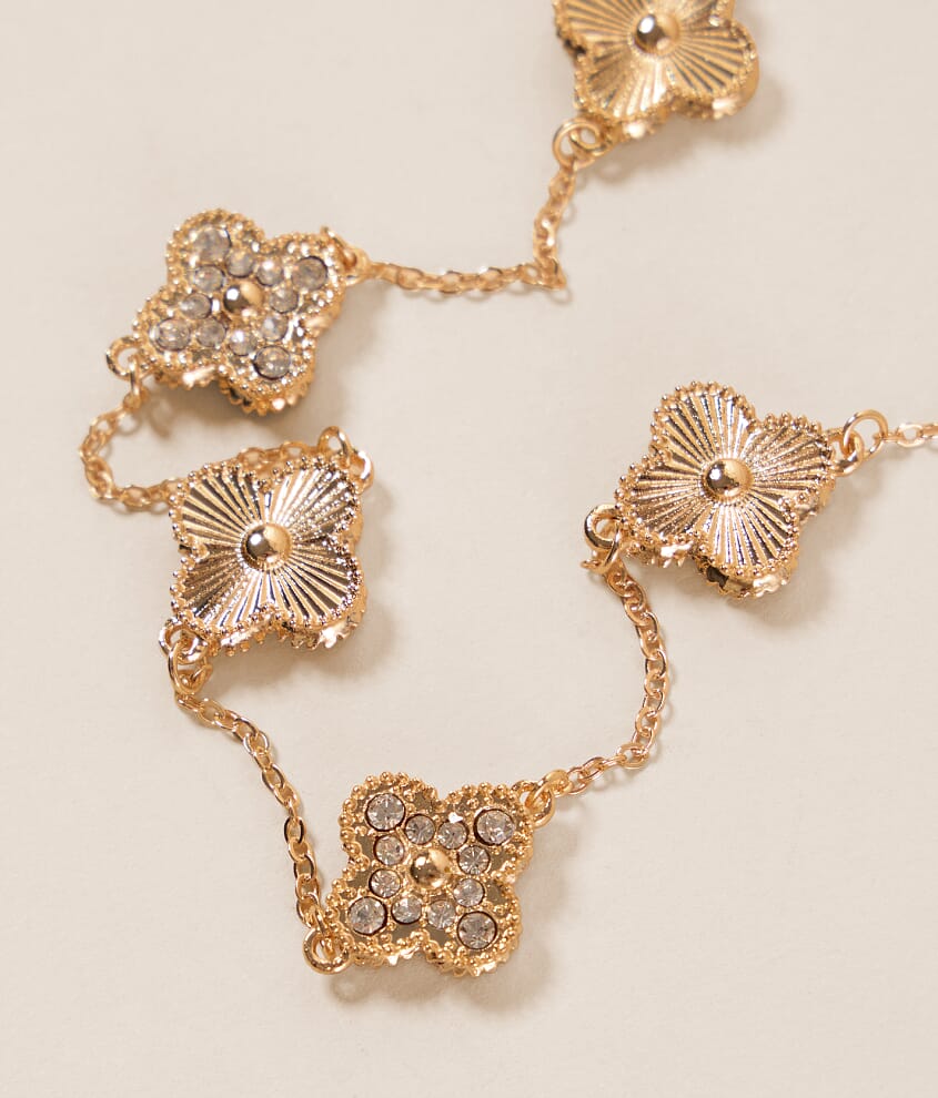 Glitz Clover Necklace