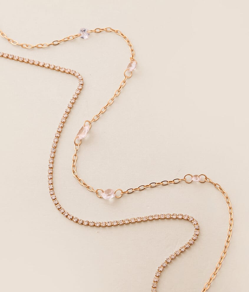 2 Pack Glitz Necklace Set