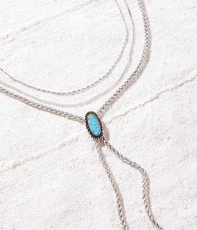 Sterling & Stitch 3 Pack Turquoise Necklace Set front view