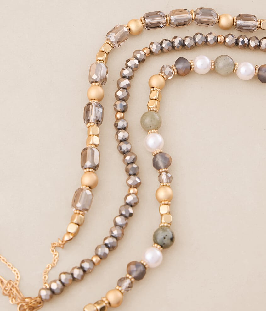 3 Pack Beaded Necklace Set