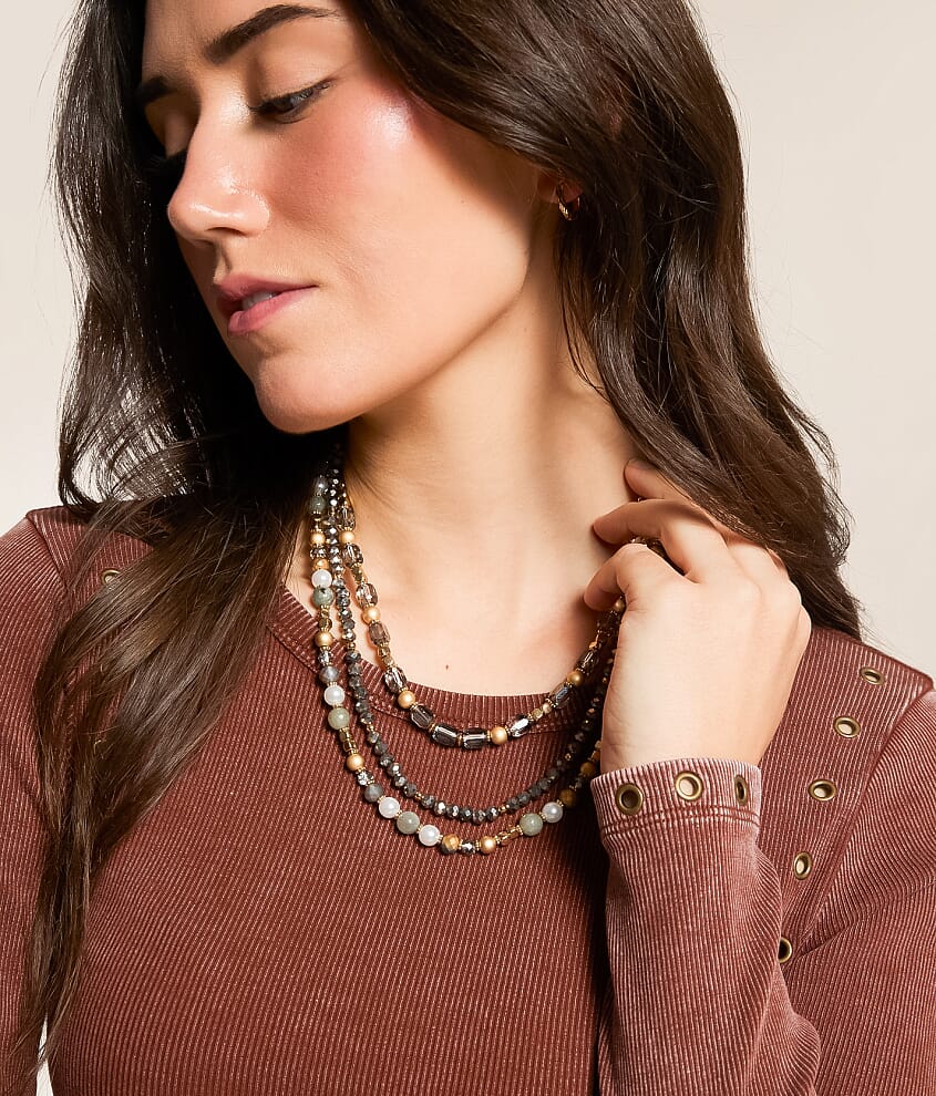 3 Pack Beaded Necklace Set