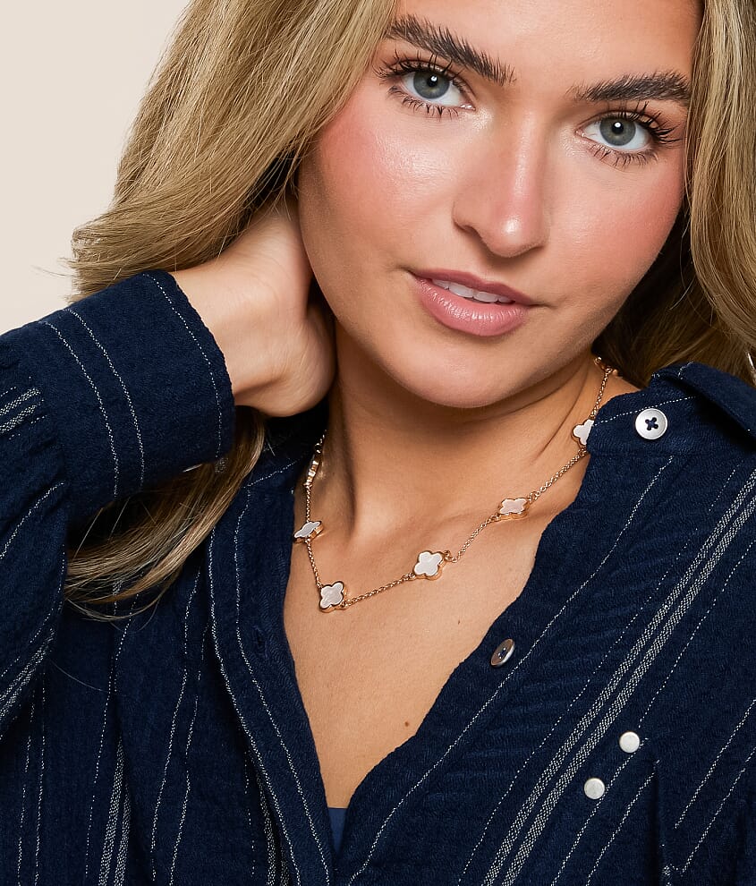 Statement Clover Necklace