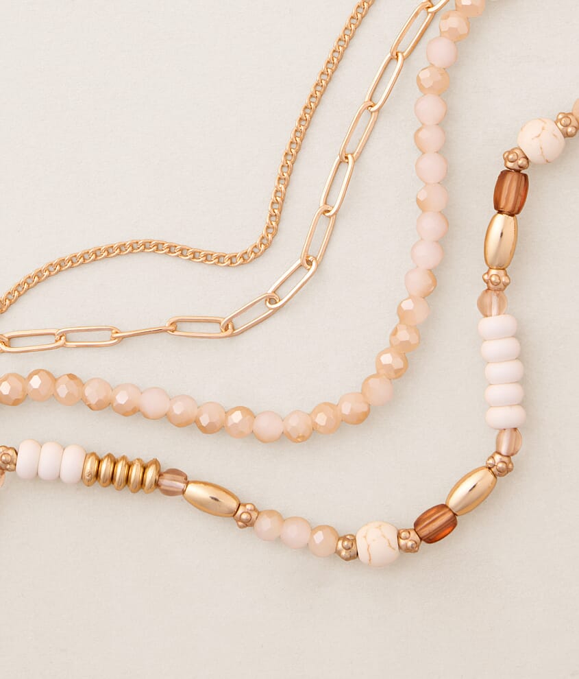 3 Pack Beaded Necklace Set